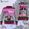 Daddys Home White House Pink Trump 2024 Ugly Christmas Sweater