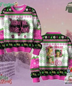 Blink-182 When We Were Young Christmas Ugly Sweater
