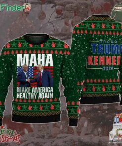 Maha Make America Healthy Again Trump Kennedy 2024 Ugly Sweater