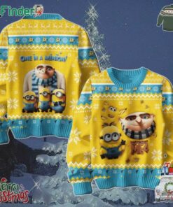 Despicable Me One In Minion Christmas Ugly Sweater