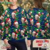 Donald Trump Face Christmas Ugly Sweater Santa Trump 2024 Ugly Xmas Sweatshirt