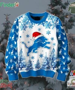 Detroit Lions Football Roar And Rise In 2024 Christmas Ugly Sweater