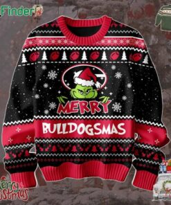 Georgia Bulldogs Grinch Christmas Merry Bulldogsmas Ugly Sweater