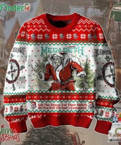 Megadeth Do You Kill On Gods Command Christmas Ugly Sweater