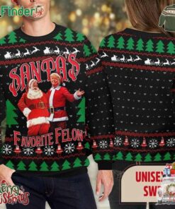 Santas Favorite Trump Ugly Christmas Sweater Christmas Party Xmas