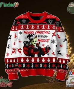 Slipknot Merry Christmas Ya Filthy Maggot Ugly Sweater
