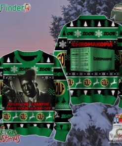 Tyler The Creator Take Your Mask Off Chromakopia Christmas 2024 Ugly Sweater