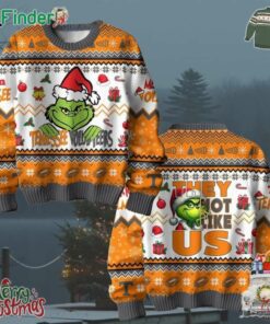 Tennessee Volunteers The Grinch Not Like Us Merry Christmas Ugly Sweater