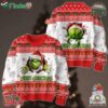 The Grinch Ew People Hate People Merry Christmas Red Ugly Sweater