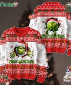 The Grinch Ew People Hate People Merry Christmas Red Ugly Sweater