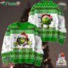 The Grinch Ew People Hate People Merry Christmas Ugly Sweater Green