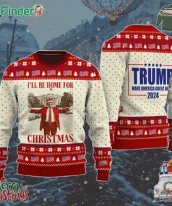 Trump Ill Be Home For Christmas Maga Ugly Sweater