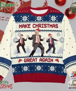 Trump Dance Make Christmas Great Again Ugly Sweater