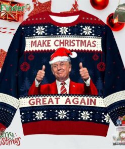 Trump Maga Make Christmas Great Again 2024 Ugly Sweater