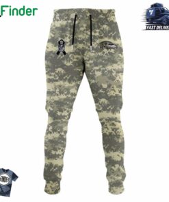 Baltimore Ravens 2024 Salute To Service Club Limited Edition Camo Hoodie V1