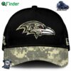 Baltimore Ravens 2024 Salute To Service Club Limited Edition Camo Hoodie V2