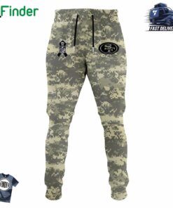 San Francisco 49ers 2024 Salute To Service Club Limited Edition Camo Hoodie V1