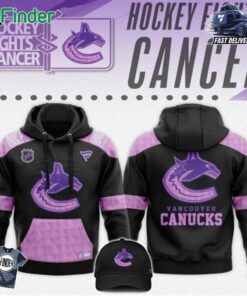 Hockey Fights Cancer Vancouver Canucks Unisex Hoodie