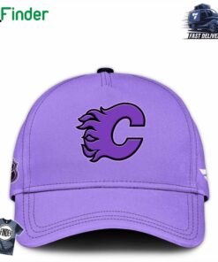 Calgary Flames Hockey Fights Cancer Unisex Hoodie