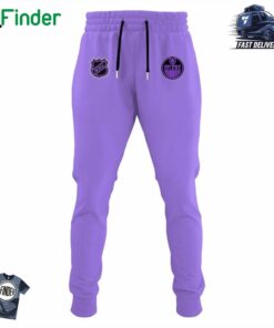 Edmonton Oilers Hockey Fights Cancer Unisex Hoodie