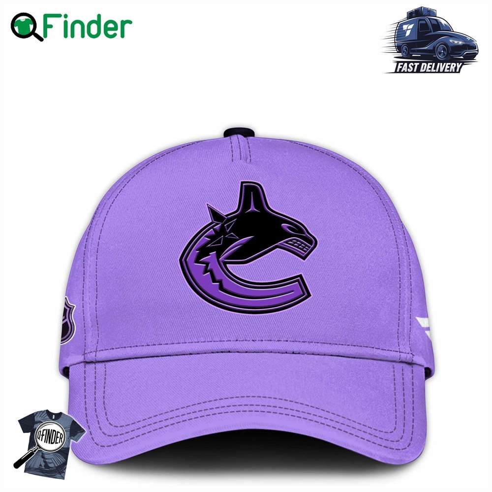 Vancouver Canucks Hockey Fights Cancer Unisex Hoodie Vancouver Canucks Hockey Fights Cancer Unisex Hoodie