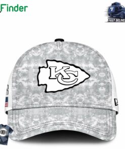 Kansas City Chiefs Arctic Camo 2024 Salute To Service Club Hoodie 2024 Limited Edition
