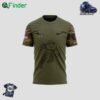Mens Ohio State Buckeyes Nike Camo 2024 Salute To Service Club Fleece Pullove T-shirt