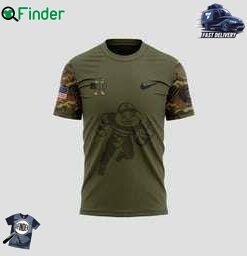 Mens Ohio State Buckeyes Nike Camo 2024 Salute To Service Club Fleece Pullove T-shirt