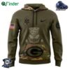 Green Bay Packers Nike Camo 2024 Salute To Service Club Fleece Pullover Hoodie