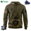 Las Vegas Raiders Nike Camo 2024 Salute To Service Club Fleece Pullover Hoodie