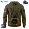 Mens Las Vegas Raiders Nike Camo 2024 Salute To Service Club Fleece Pullover Hoodie