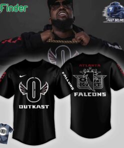 Outkast X Atlanta Falcons Limited Edition Black Hoodie 2024