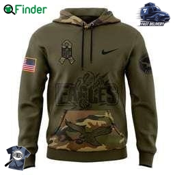 Philadelphia Eagles Nike Camo 2024 Salute To Service Club Fleece Pullover Hoodie Philadelphia Eagles Nike Camo 2024 Salute To Service Club Fleece Pullover Hoodie