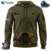 Ohio State Buckeyes Nike Camo 2024 Salute To Service Club Fleece Pullover Hoodie