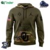 Oklahoma Sooners Football Nike Camo 2024 Salute To Service Club Fleece Pullover Hoodie