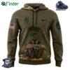 Washington Commanders Nike Camo 2024 Salute To Service Club Fleece Pullover Hoodie
