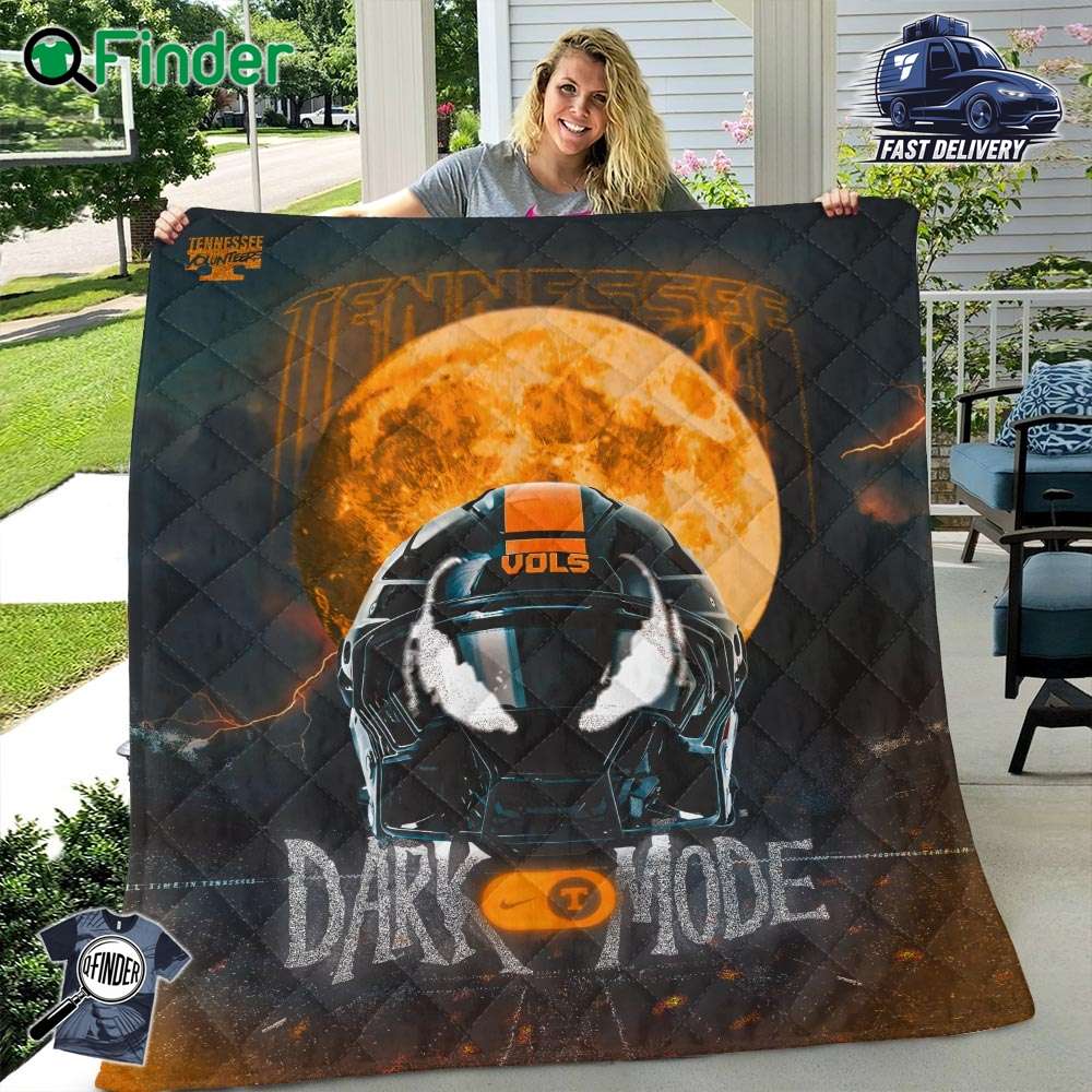 Tennessee Volunteers Football Dark Mode Quilt Blanket Tennessee Volunteers Football Dark Mode Quilt Blanket