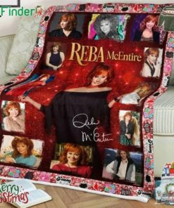 Reba Mcentire Stay Fancy 2024 Christmas Fleece Blanket Quilt