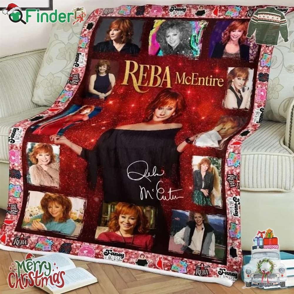 Reba Mcentire Stay Fancy 2024 Christmas Fleece Blanket Quilt Reba Mcentire Stay Fancy 2024 Christmas Fleece Blanket Quilt