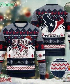 Houston Texans Football Est2002 3d Ugly Sweater 2024