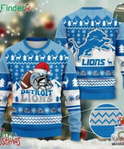 Detroit Lions Merry Christmas 2024 3d Ugly Sweater
