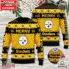 Personalized Merry Pittsburgh Steelers 3d Ugly Sweater