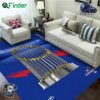 2024 World Series Champions Los Angeles Dodgers Rectangular Rug