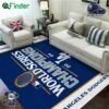 World Series Champion 2024 Los Angeles Dodgers Rectangular Rug