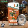 2024 State Champions Miami Hurricanes Football Tumbler