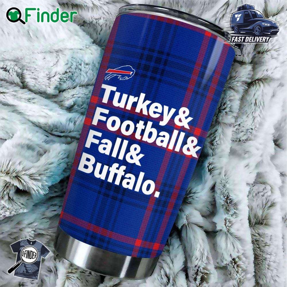 Personalized Buffalo Bills Turkey Football And Fall And Buffalo Tumbler Cup Personalized Buffalo Bills Turkey Football And Fall And Buffalo Tumbler Cup