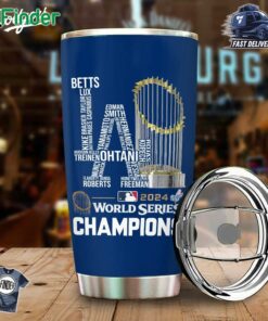 World Series Champions 2024 Los Angeles Dodgers Tumbler Cup