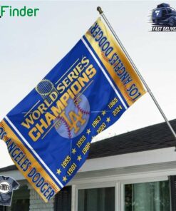 World Series Champions 2024 Los Angeles Dodgers 3d House Flag