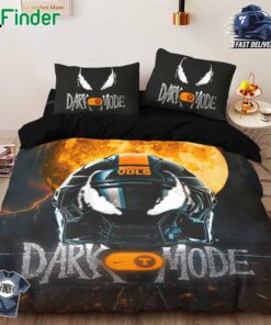 Tennessee Volunteers Football Dark Mode Bedding Set