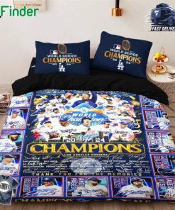 Los Angeles Dodgers World Series Champions 2024 Bedding Set